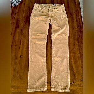 AG Adriano Goldschmied The Stevie Slim Straight Corduroy Pants Size 26 Regular